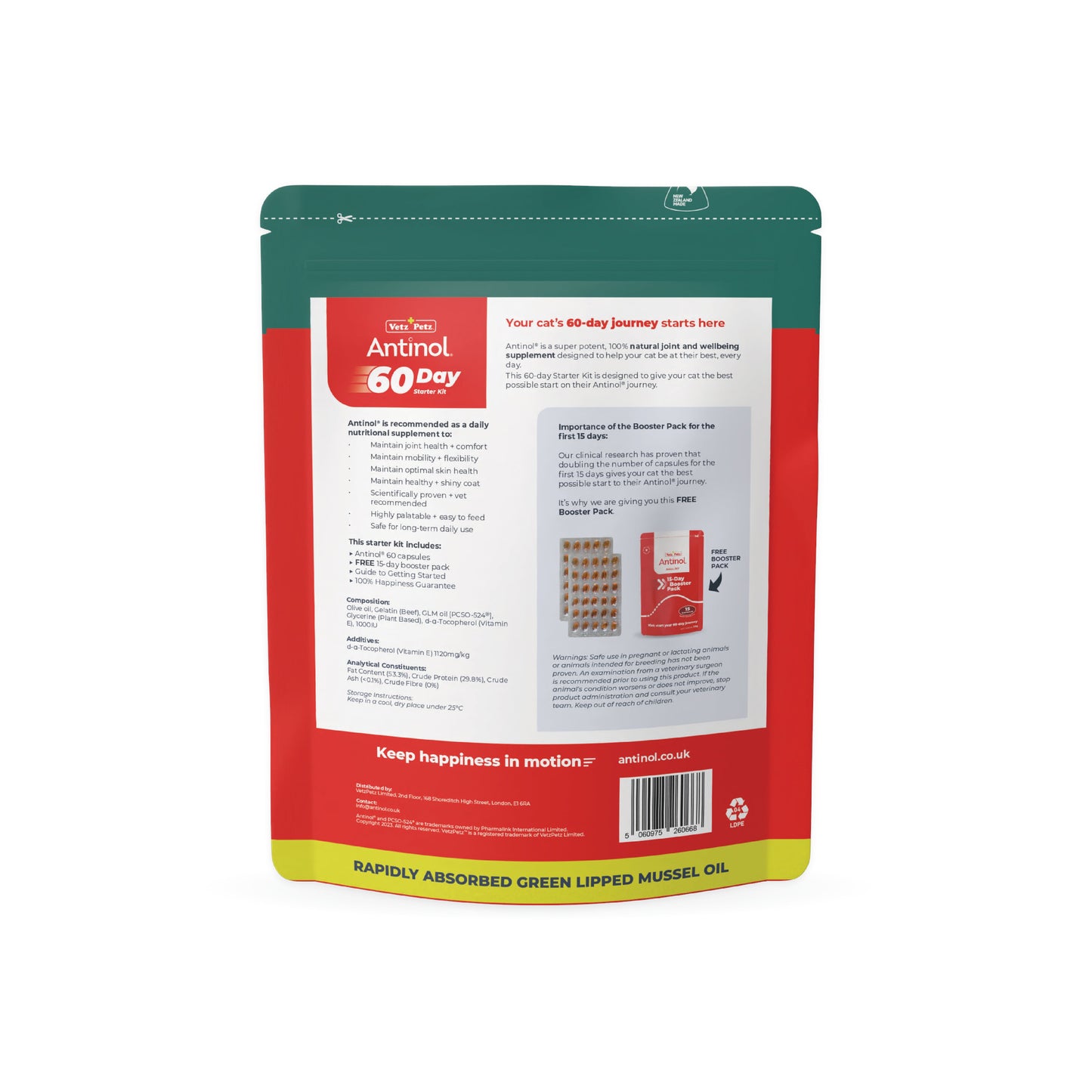 Joint Care for Cats - Try Antinol<sup>®</sup> Risk-Free