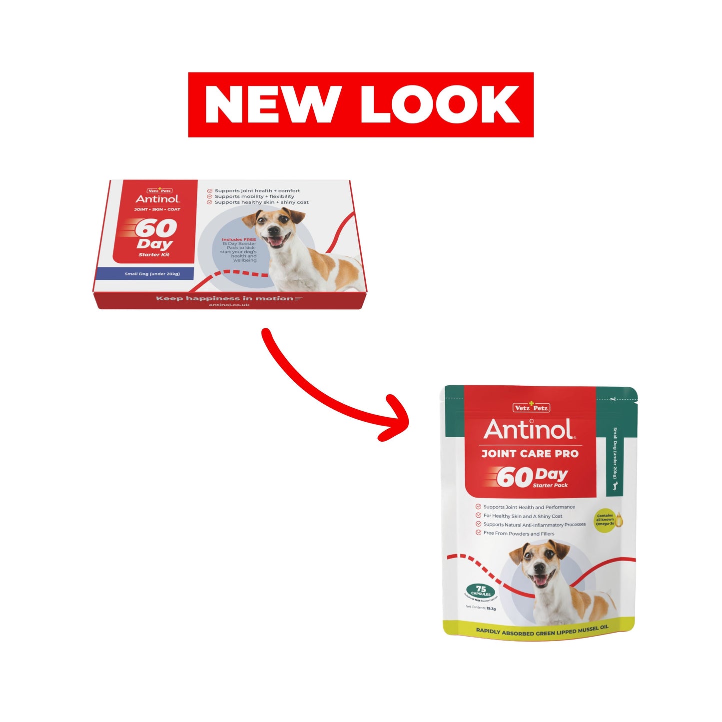 Joint Supplements for Small Dogs - Try Antinol<sup>®</sup> Risk-Free