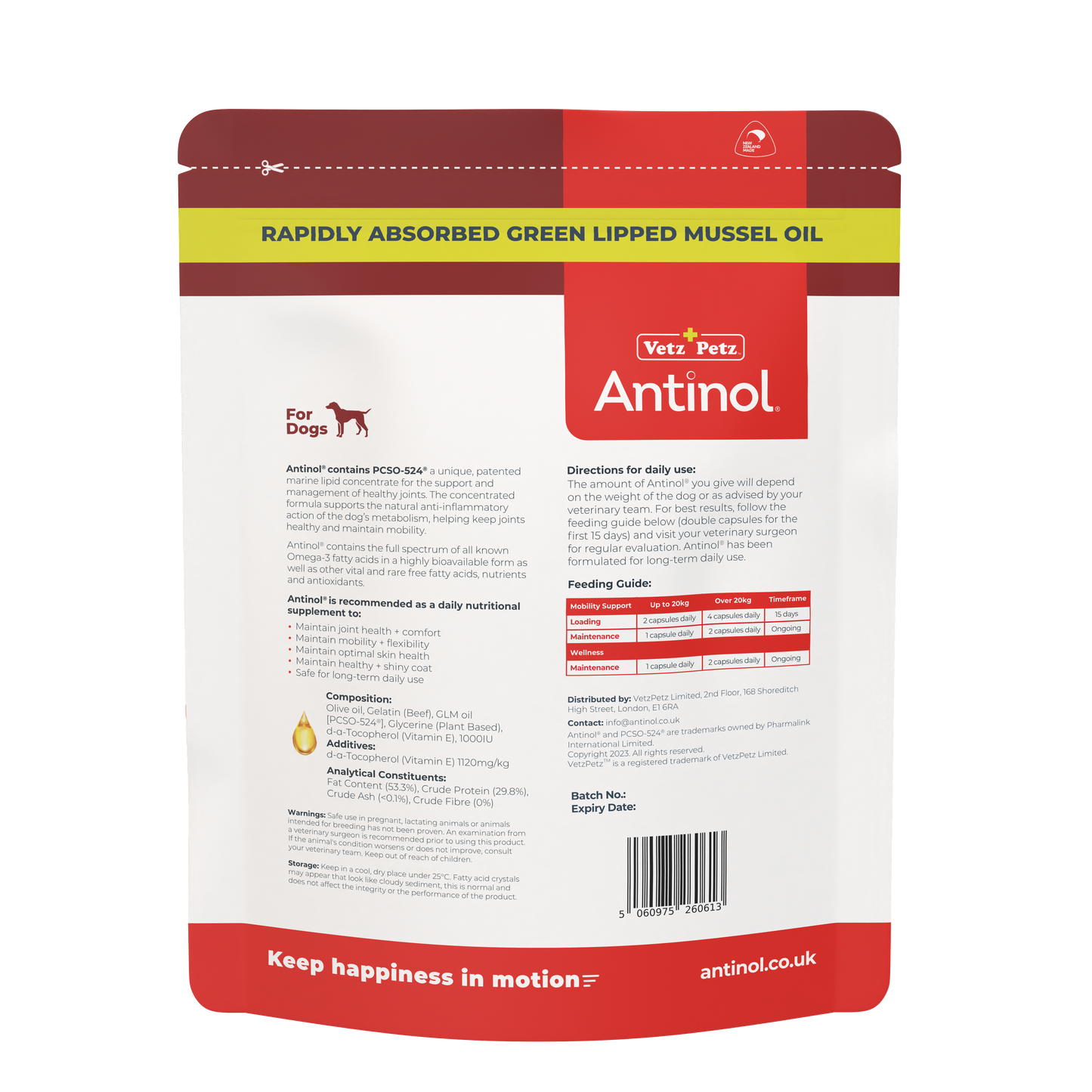 Dog Joint Supplements – Antinol <sup>®</sup> Joint Care Pro