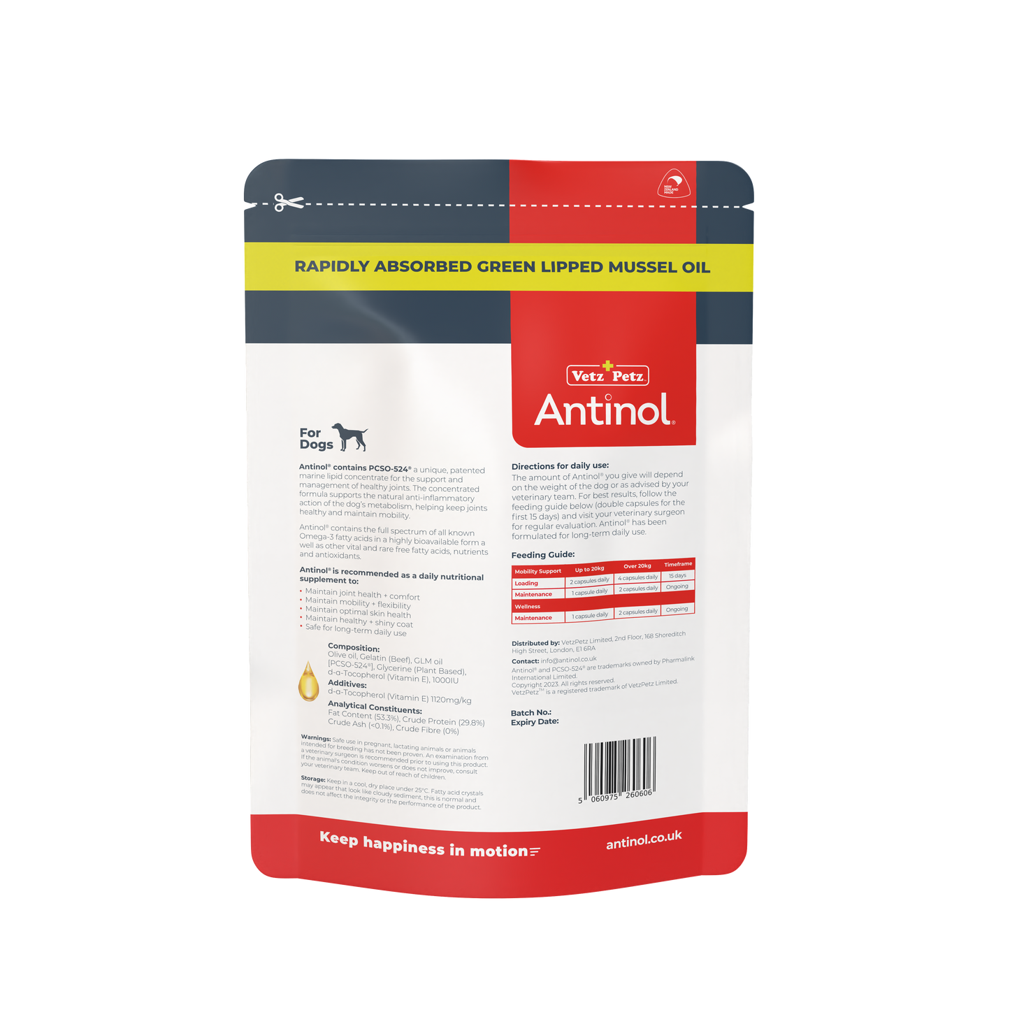 Dog Joint Supplements – Antinol <sup>®</sup> Joint Care Pro
